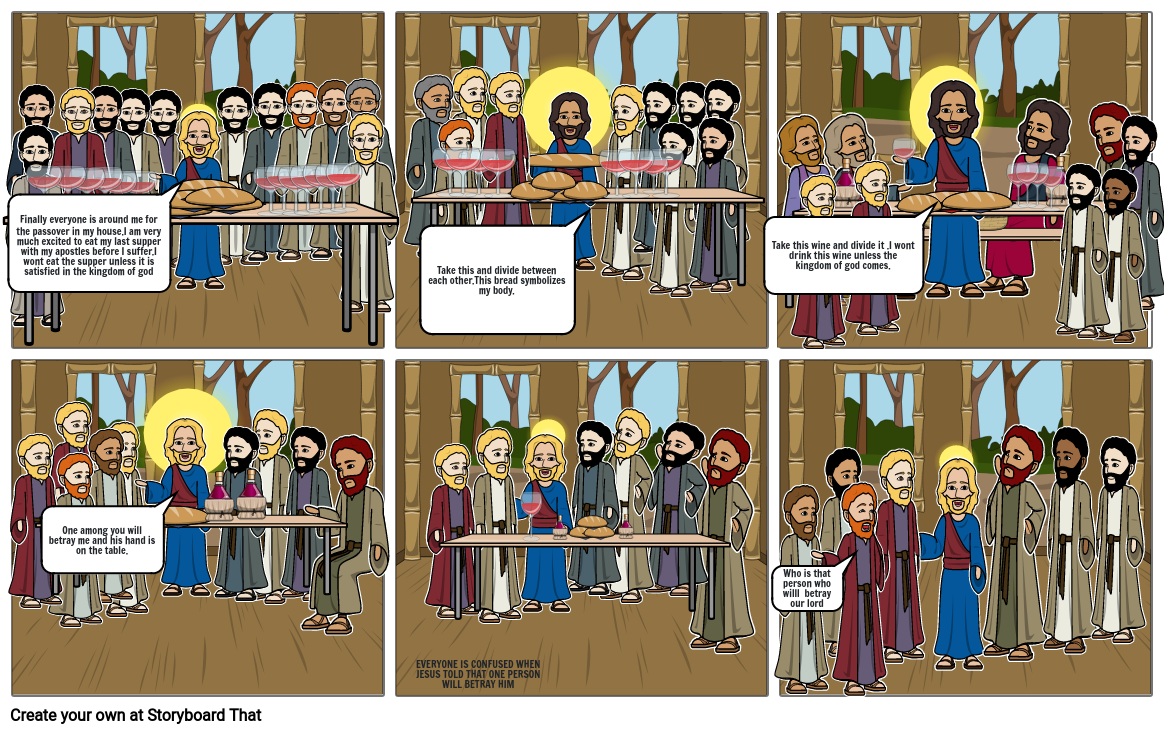 LAST SUPPER Storyboard by 65204091