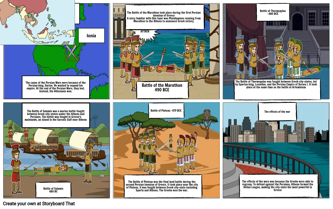 Kayleigh´s Persian/Peloponnesian Storyboard Project