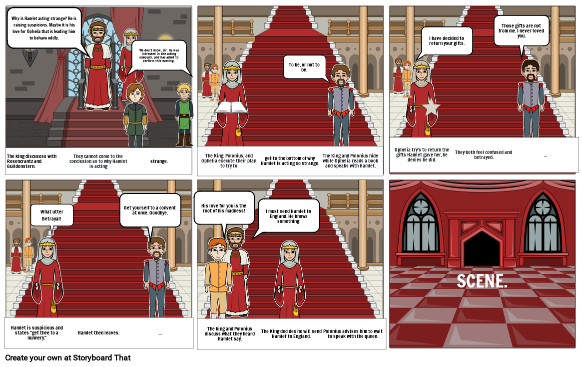 Hamlet Soliloquy Storyboard By Ceeb