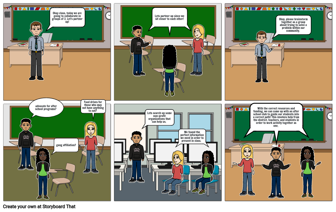 UDL/OER Comic Book Strip Storyboard by 65c7d872