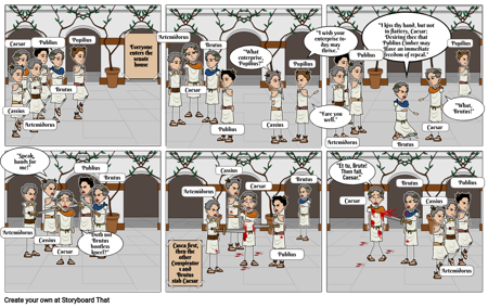 Julius Ceaser Death scene