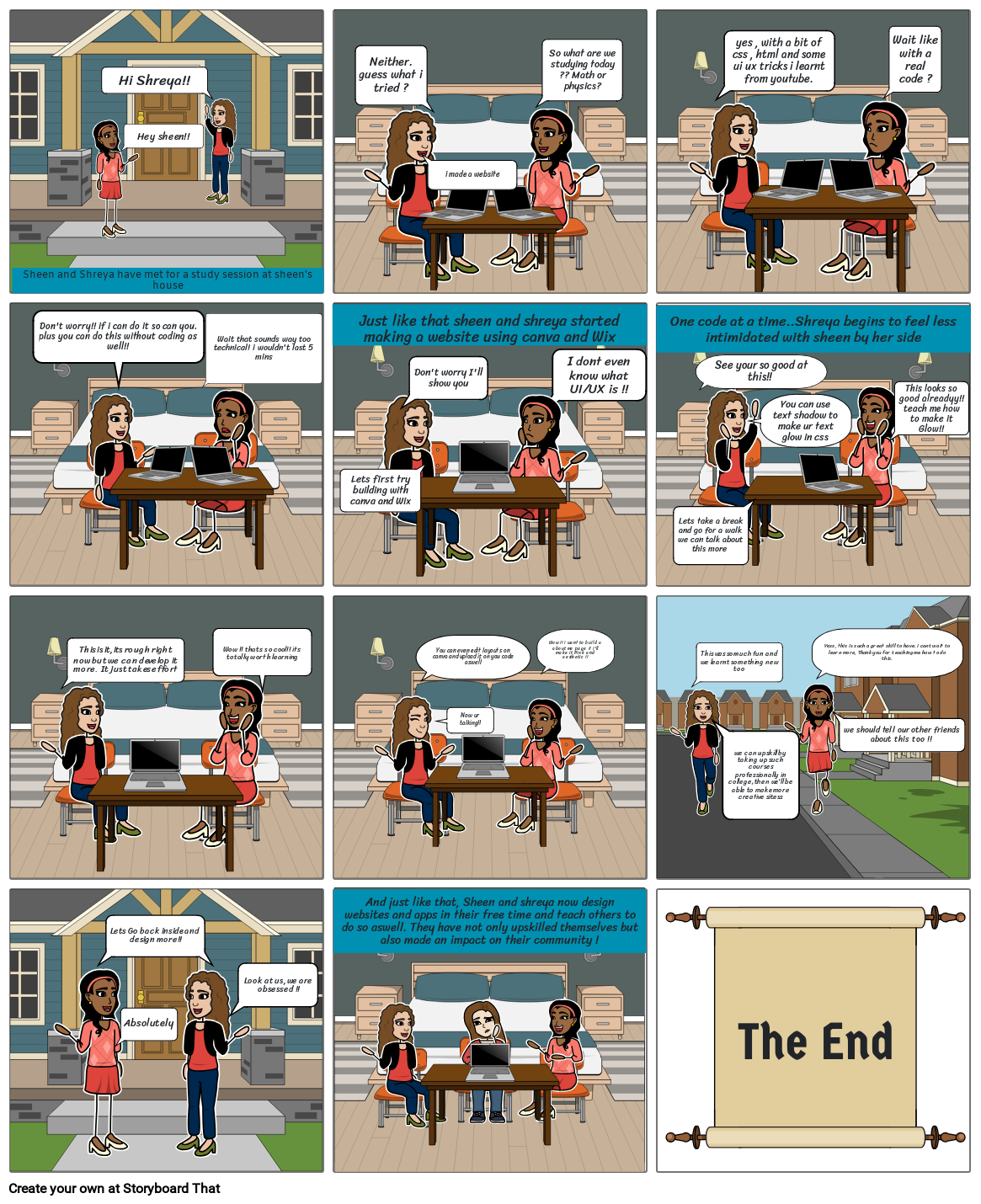 Pixels and Curosity Storyboard by 660e6d31