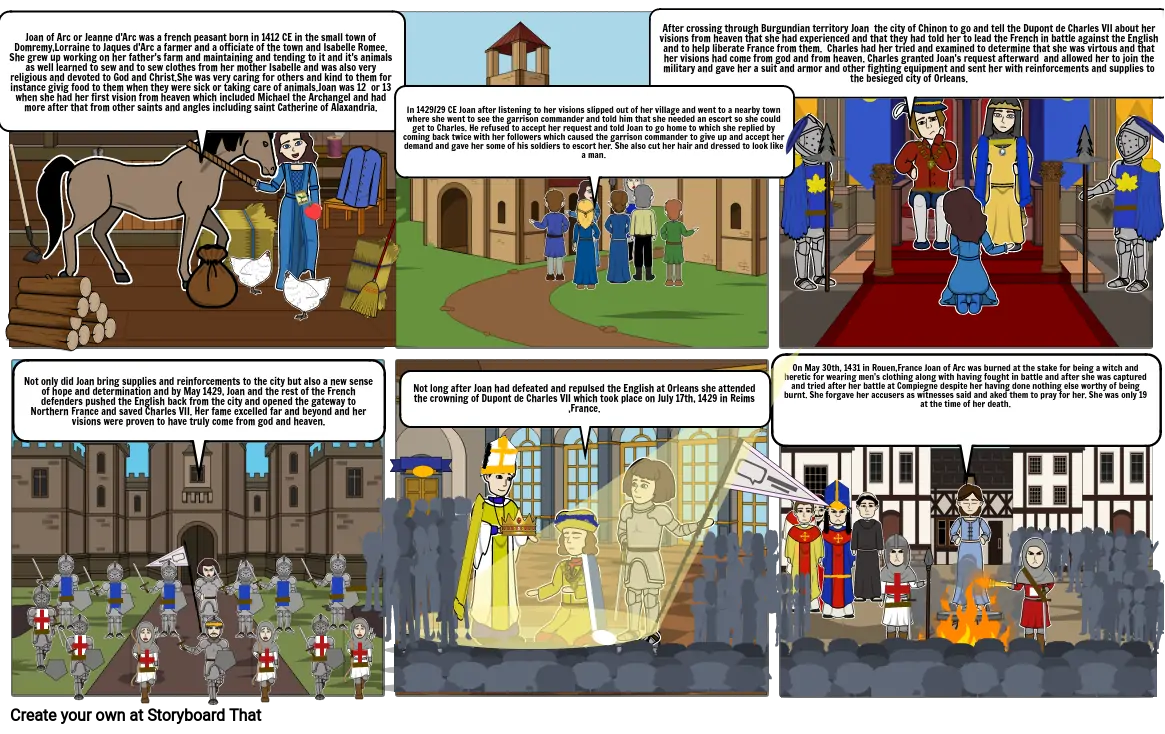 The Legacy and Life of Joan of Arc &quot;The Maid of Orleans&quot; (1412-1431 CE)