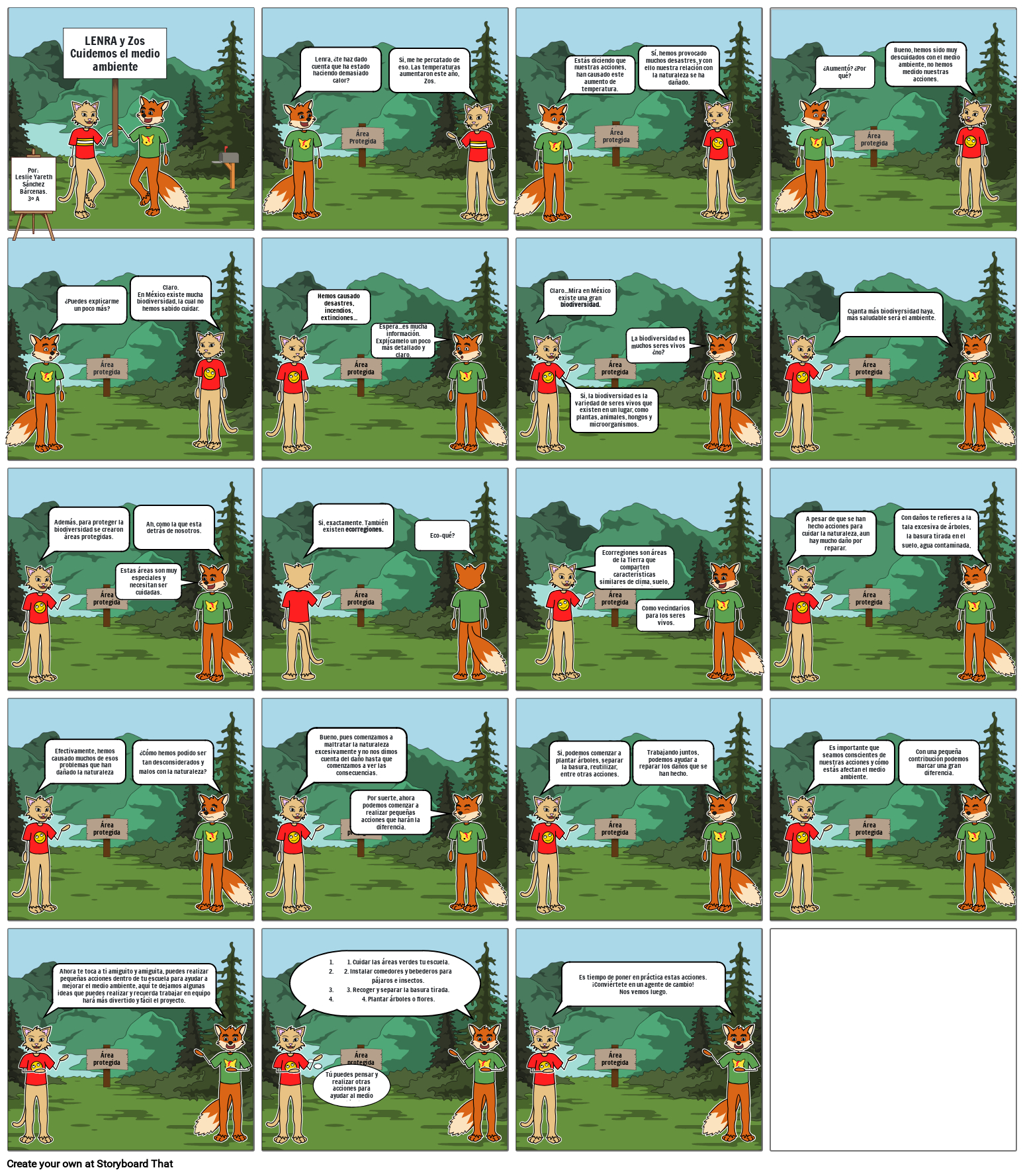 Historieta De Ecolog a Storyboard By 669bb194 historieta-de-ecolog-a-storyboard-by-669bb194
