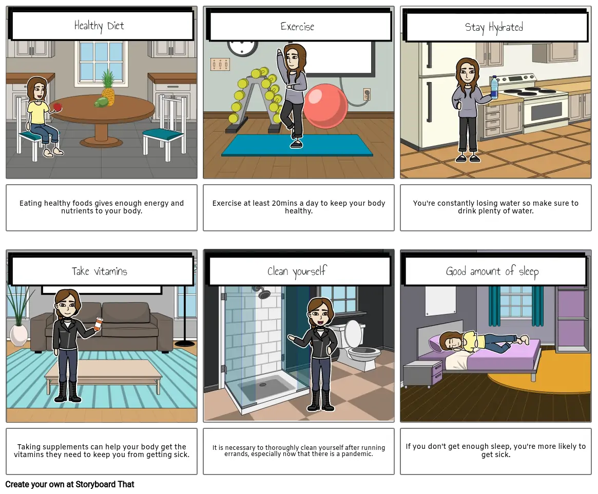 Immune System Storyboard