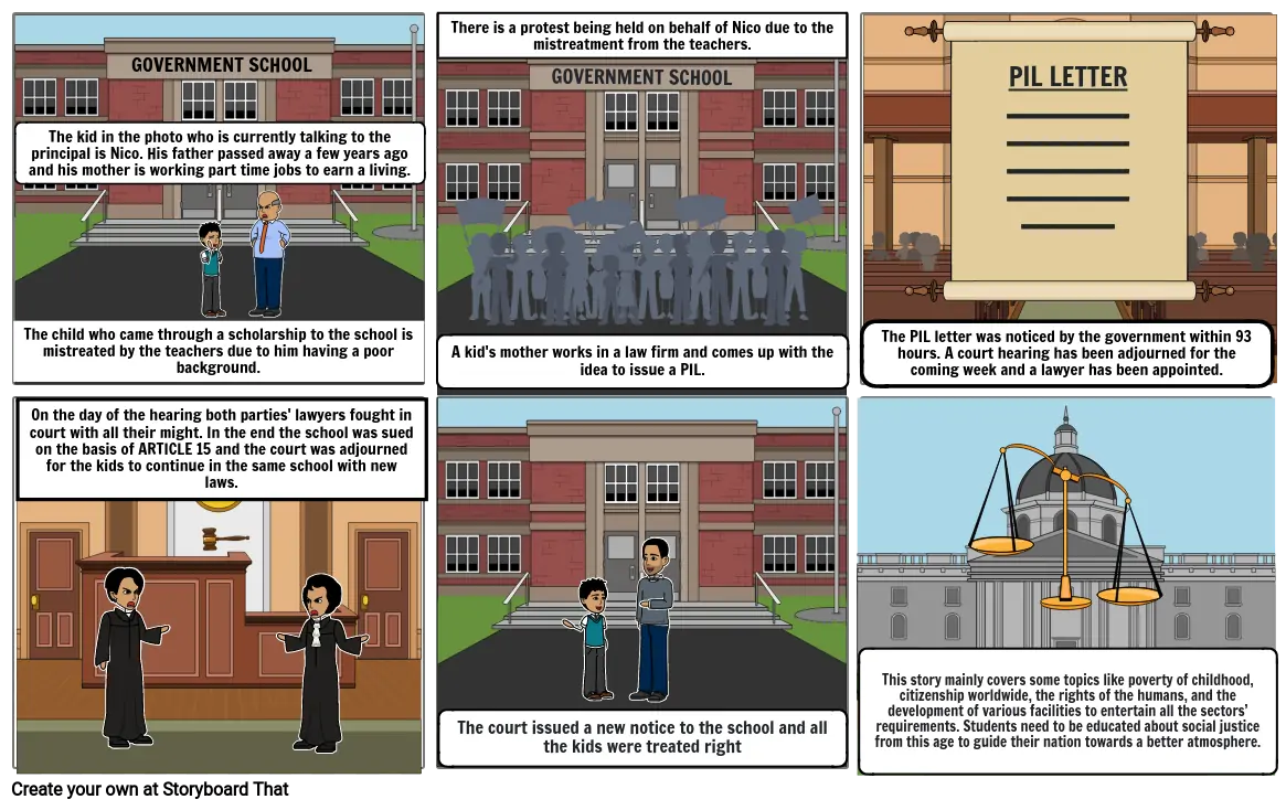 Judiciary - Story Board