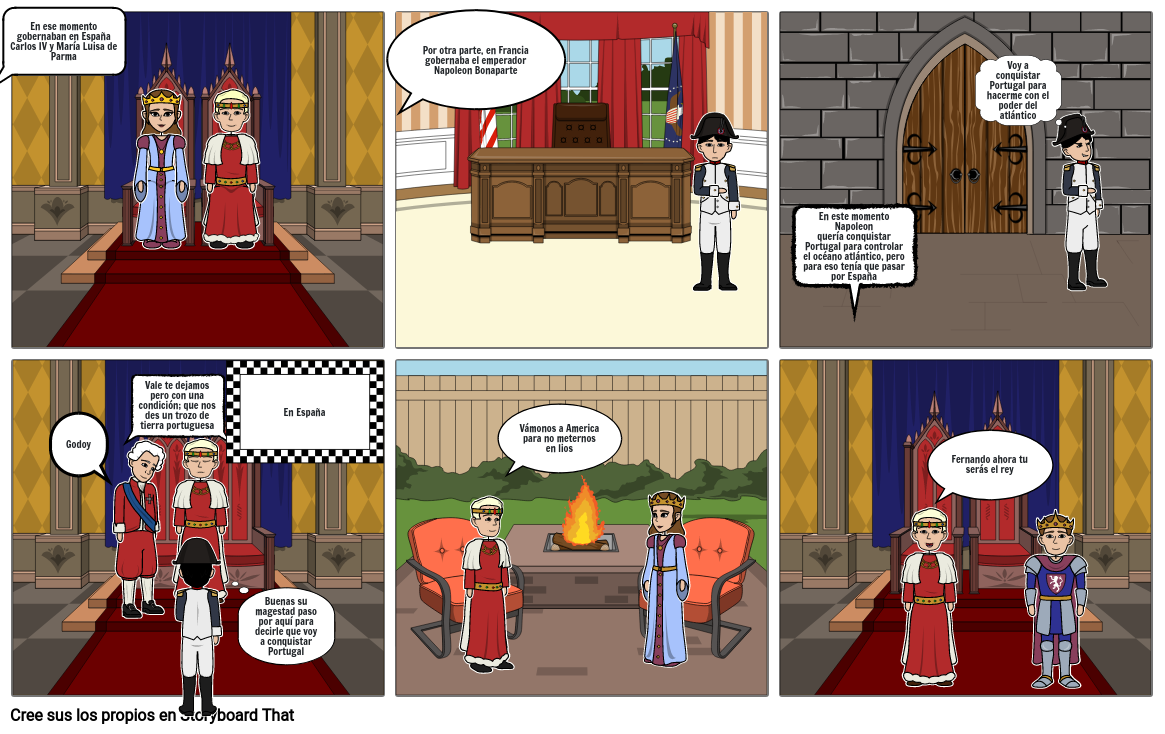 Guerra de la independencia prt 1 Storyboard by 67b64b3f