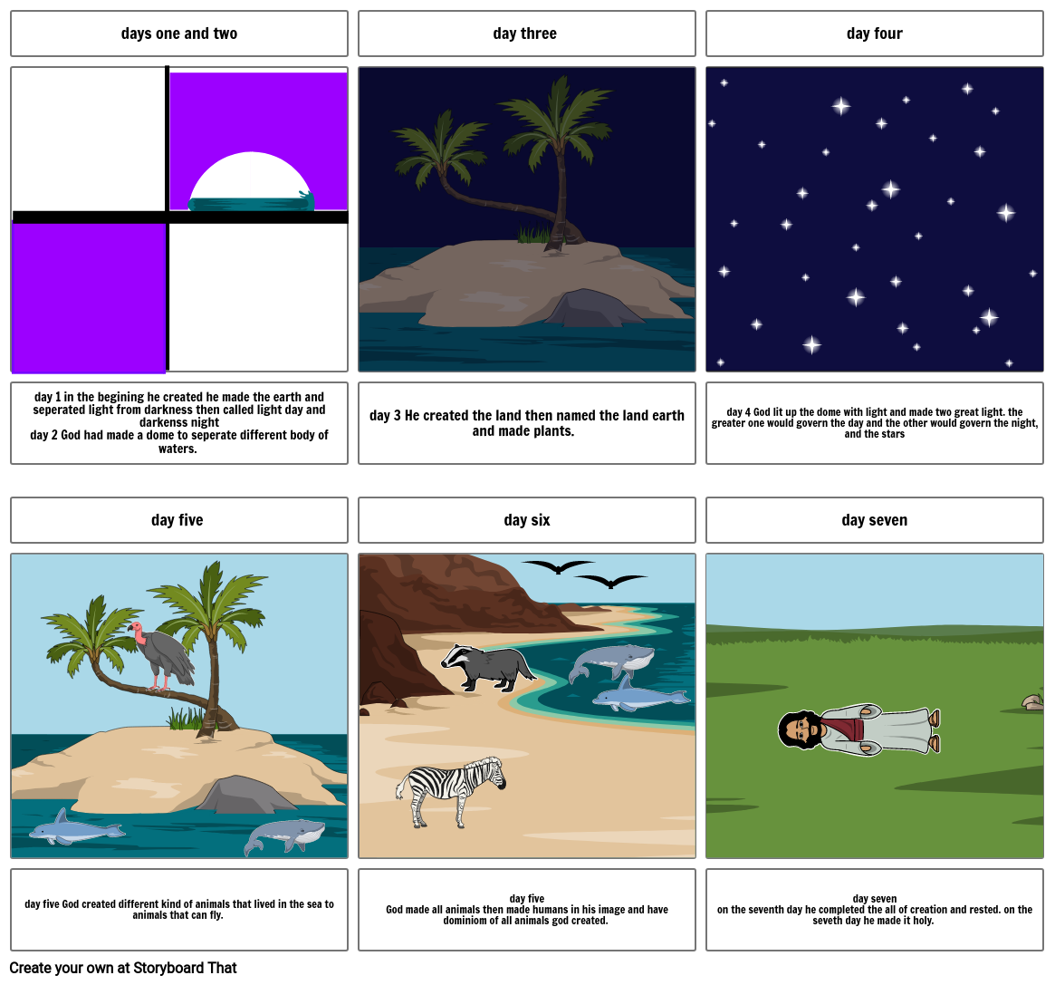 seven-days-of-creation-storyboard-by-67b9926e