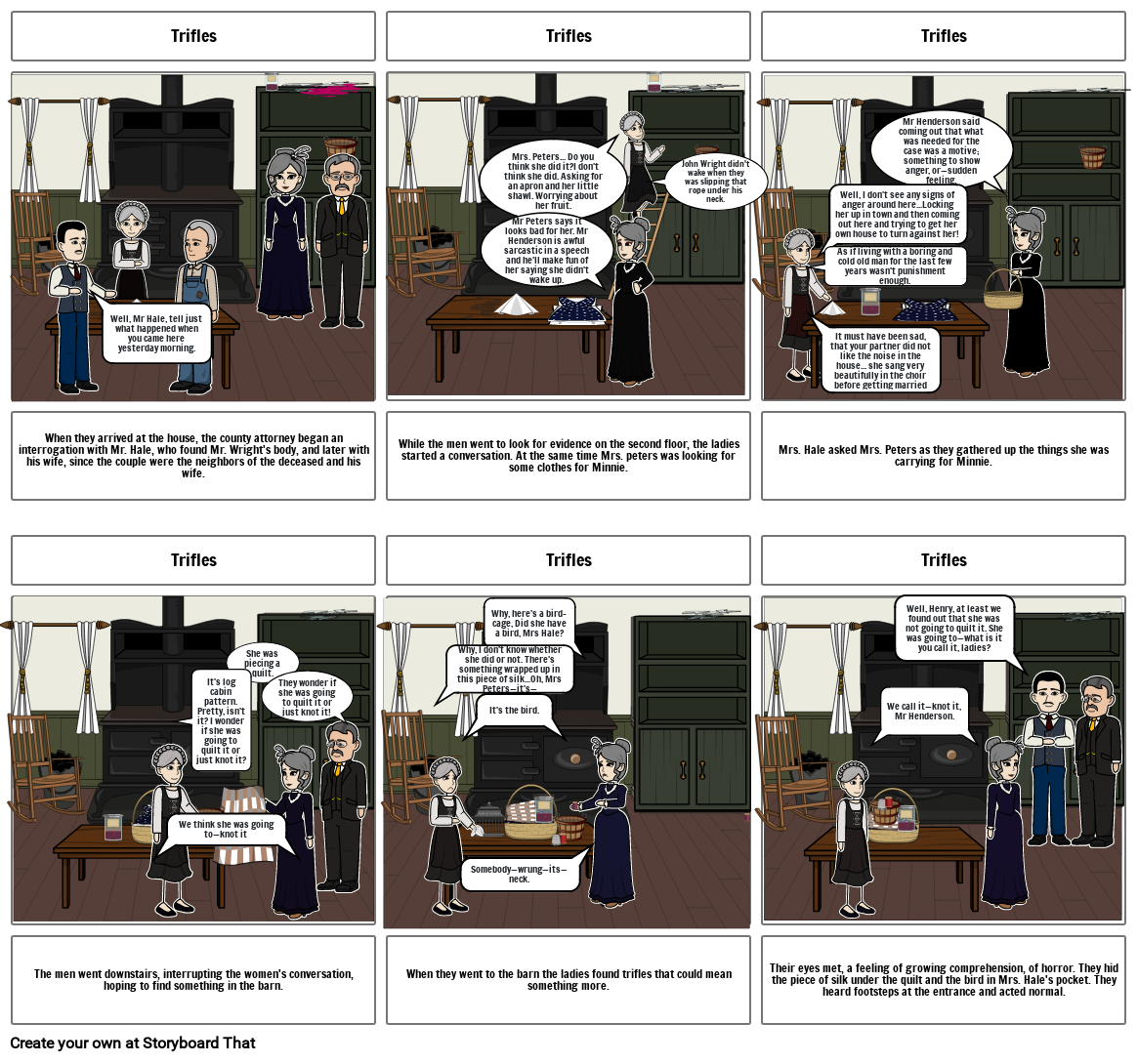 trifles Storyboard por 67f935c0