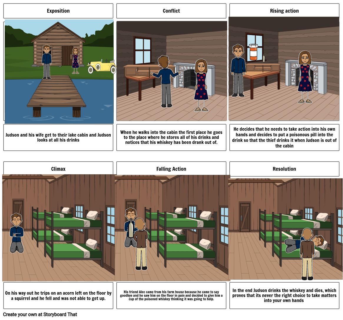 Ruthless Plotline Cartoon Storyboard by 680aeea9