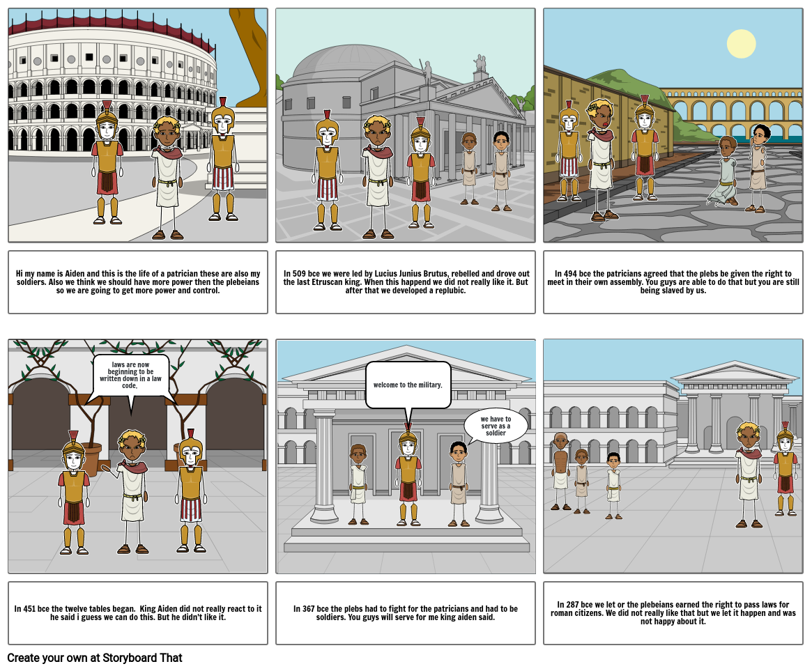 The Rise Of The Roman Republic Storyboard By 68b5abd4