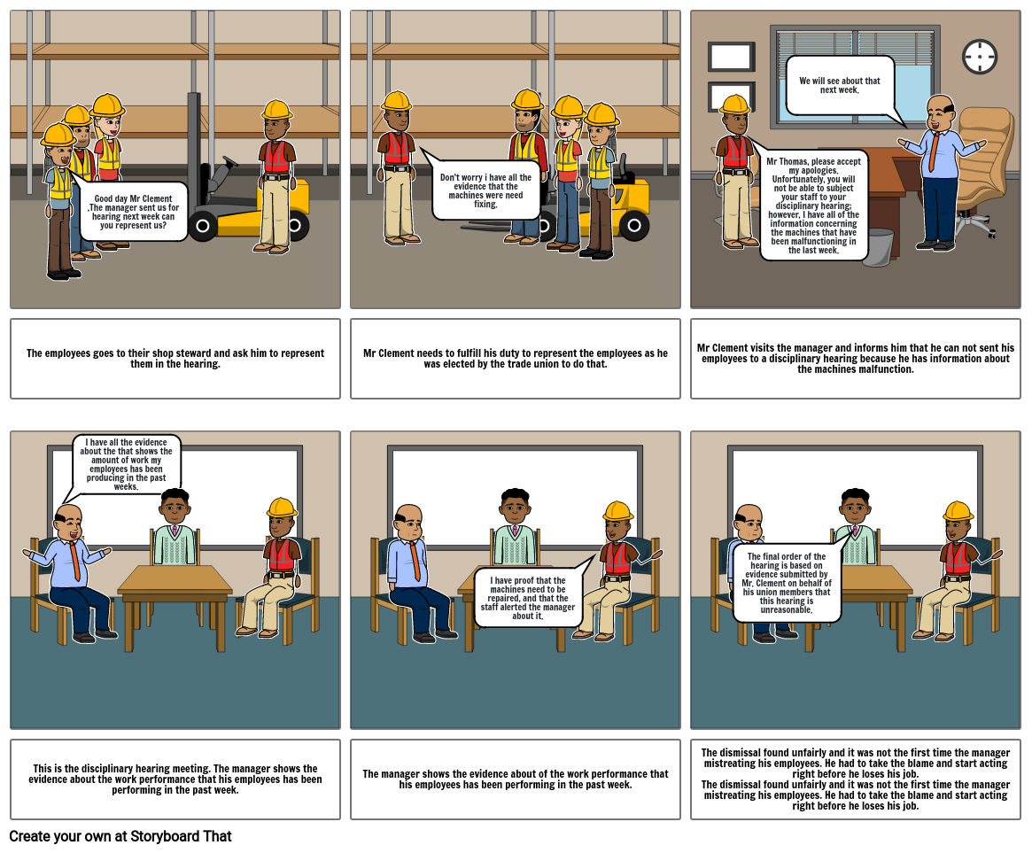 Trade union storyboard 3