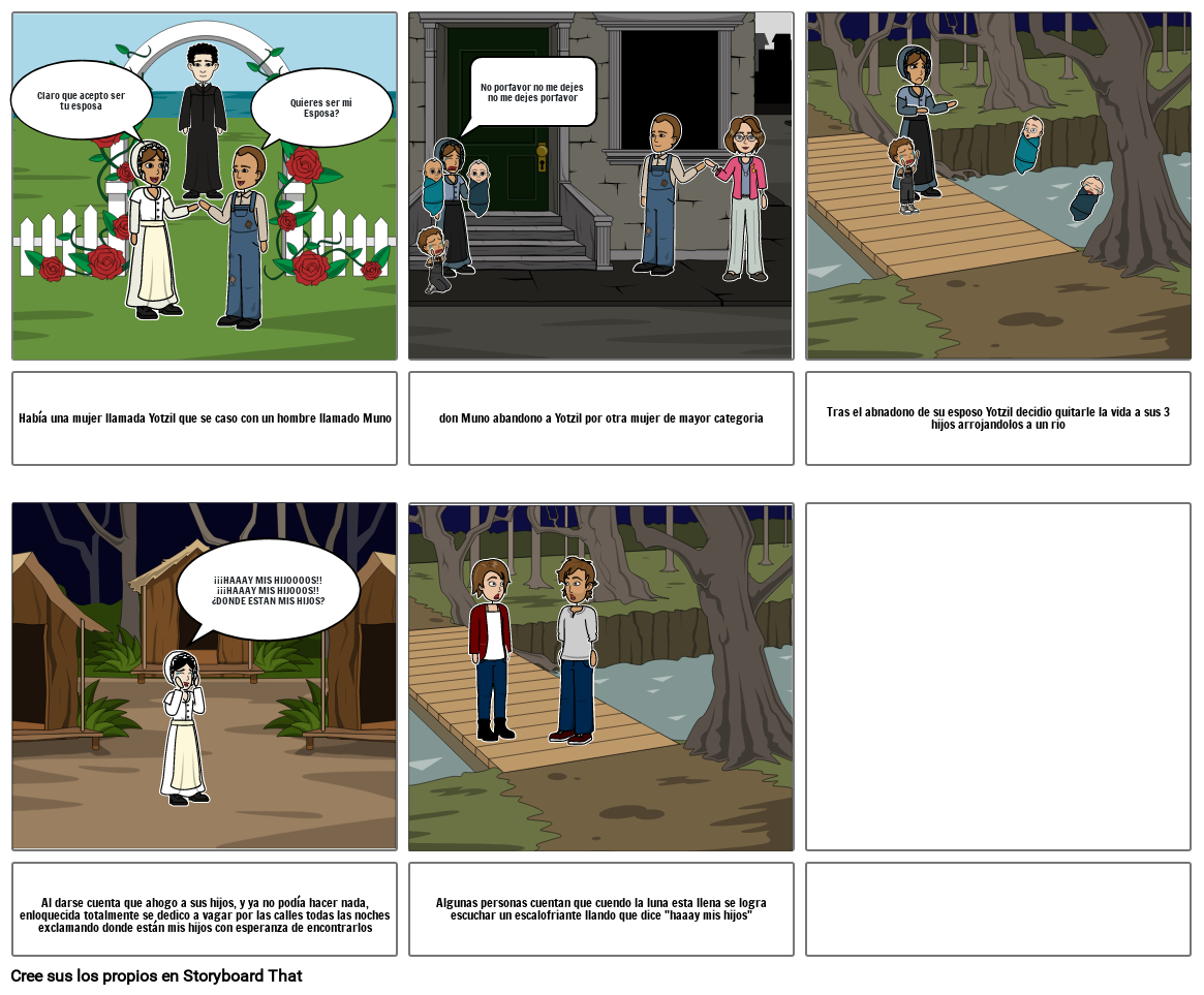 LA LLORONA Storyboard by 68eec8bf