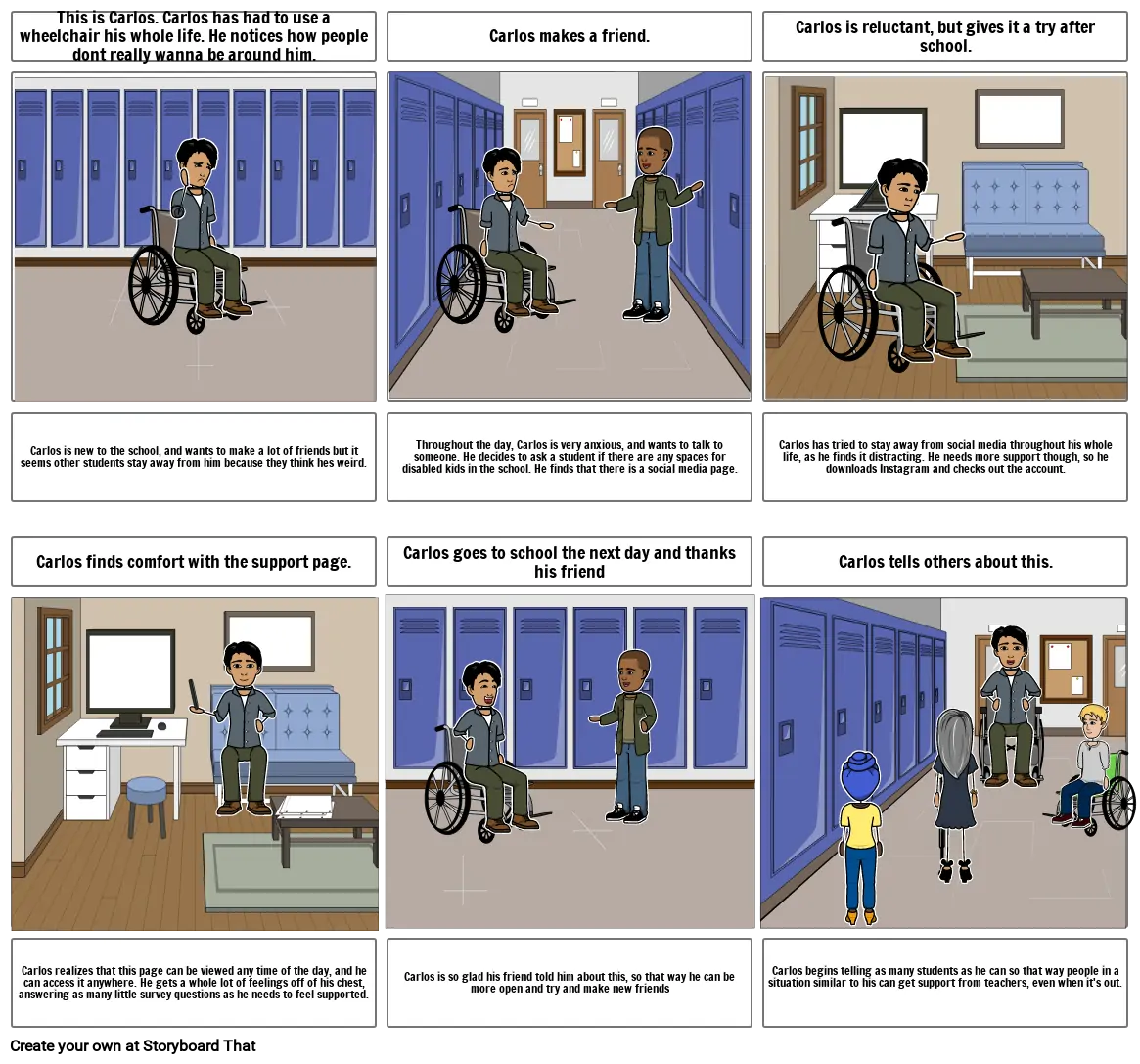 Problem and Solution Storyboard