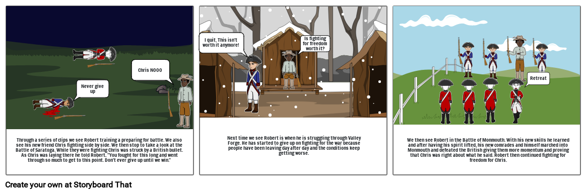 American Revolution Storyboard #2