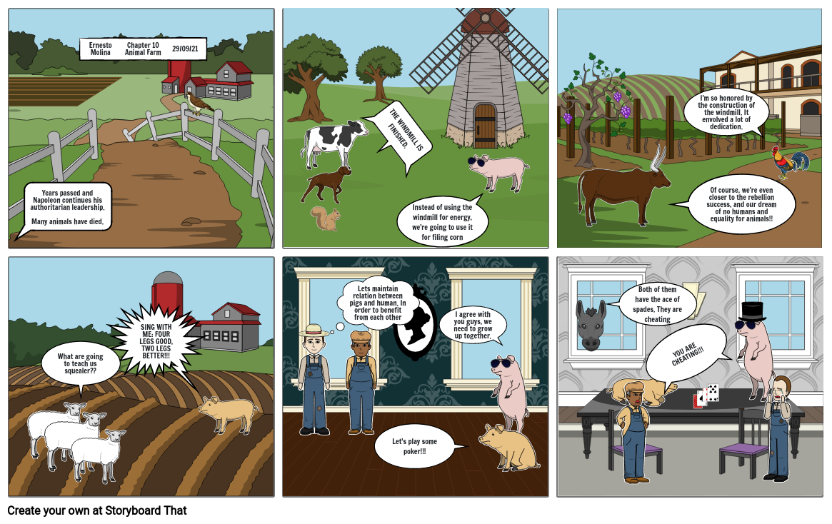 animal farm chapter 10 essay