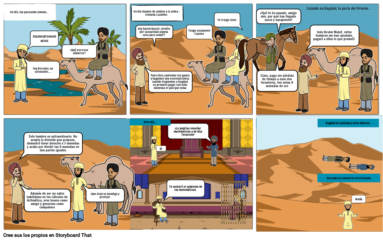 el hombre que calculaba Storyboard by 6a351076
