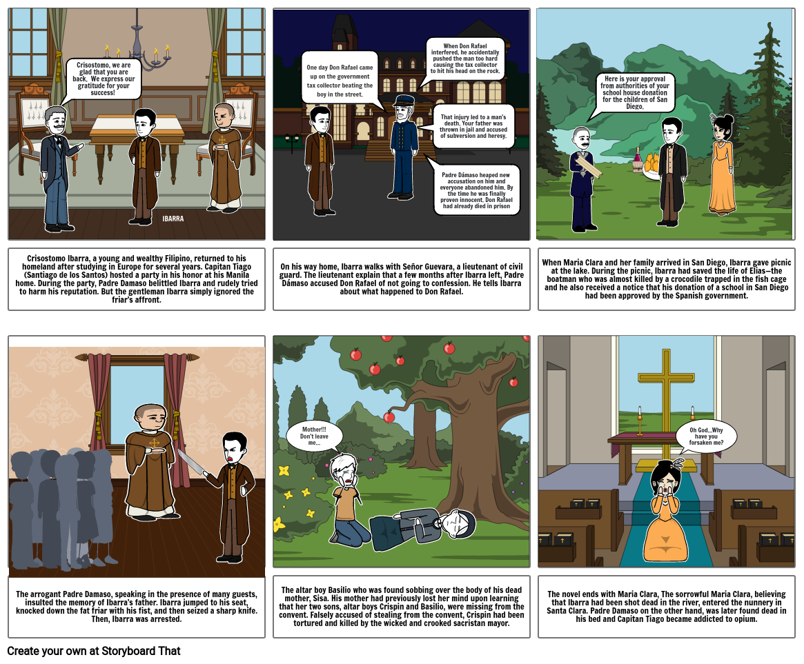 NOLI ME TANGERE Storyboard By 6ab379a9