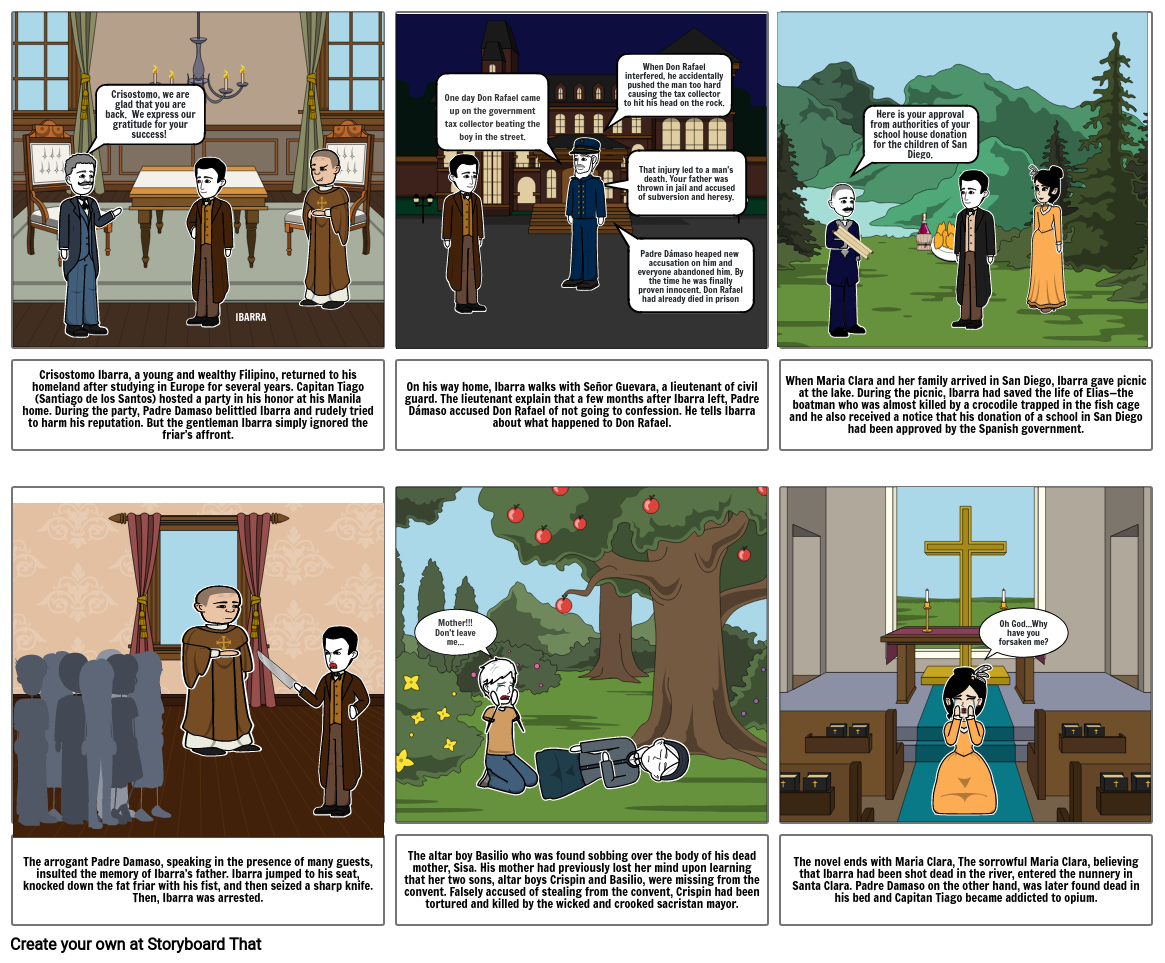 Noli Me Tangere Storyboard By 6ab379a9 1104