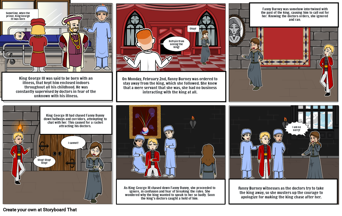 An Encounter with King George III Storyboard by 6aeeccfd