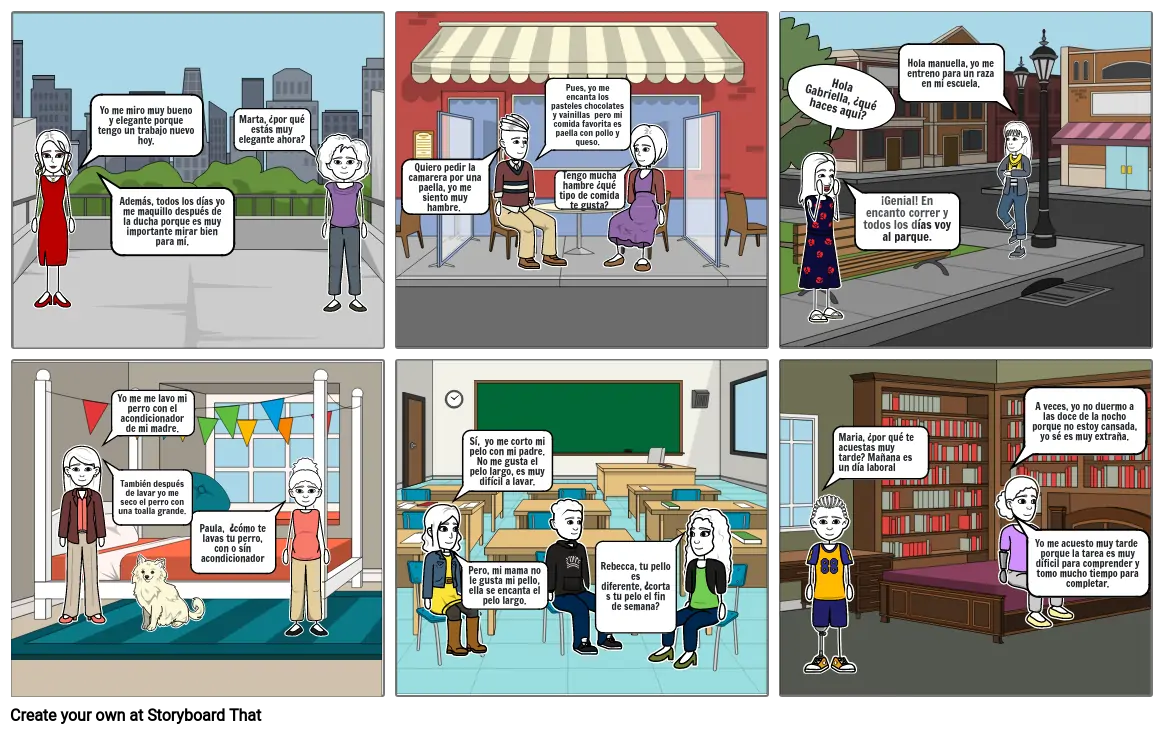 Unidad 3 minor #2 Reflexive StoryboardThat Activity 2021