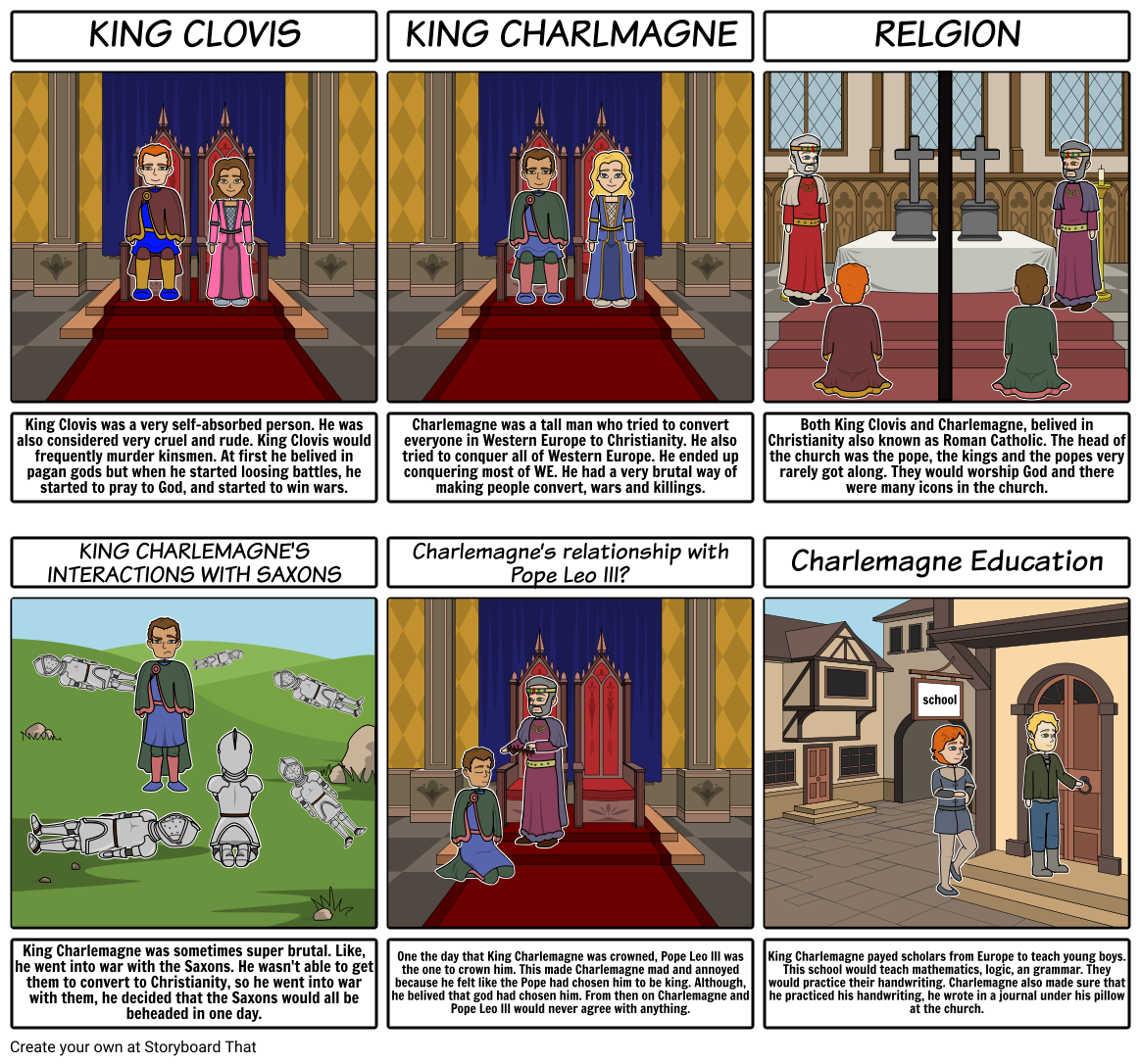 Medieval Europe Comic Storyboard par 6b4f7eab96409