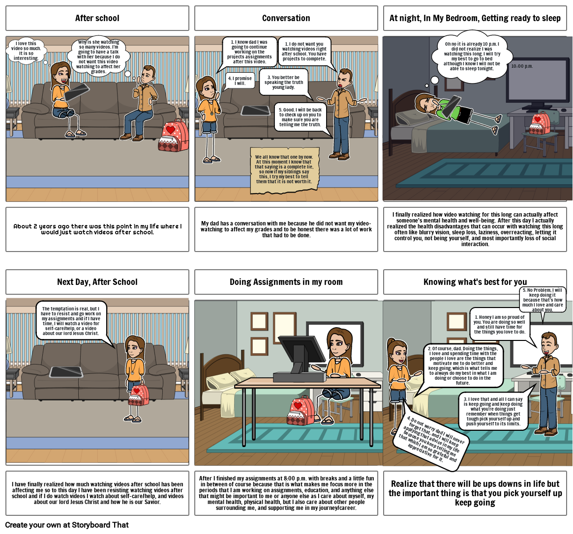 VirtueComicStrip Storyboard por 6b850c0c