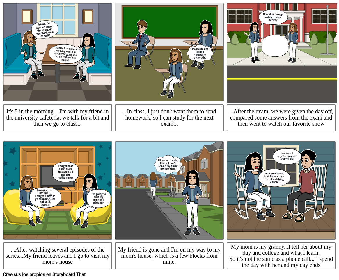 ENGLISH PROJECT 2 Storyboard by 6bcdb0a1