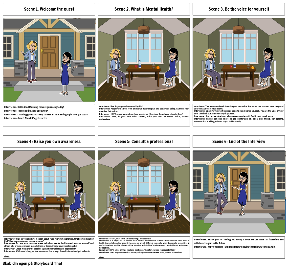 Mental Health Storyboard Storyboard by 6bd2db36