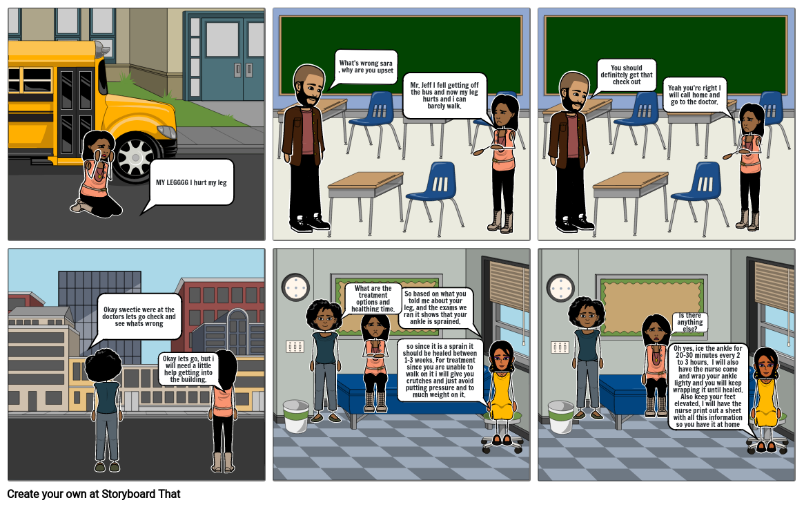 Comic Strip Storyboard By 6be9e447