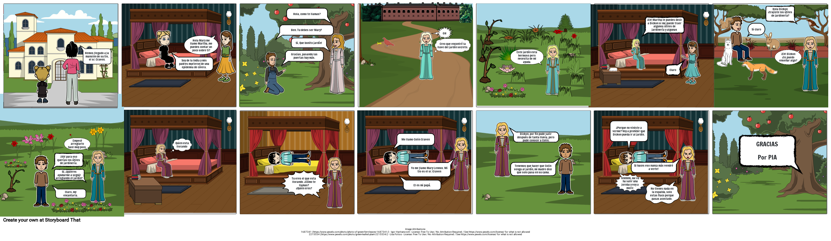 el jardin secreto Storyboard by 6beb988f