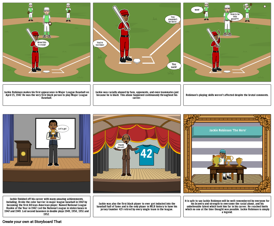 Jackie Robinson Storyboard by 6bf42330