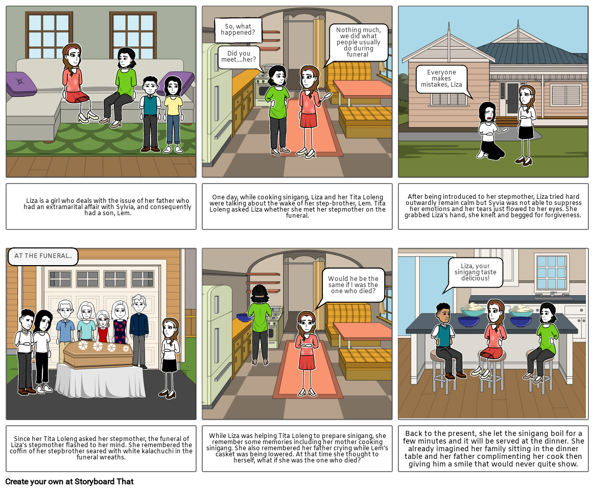 Sinigang story Storyboard por 6c27b343