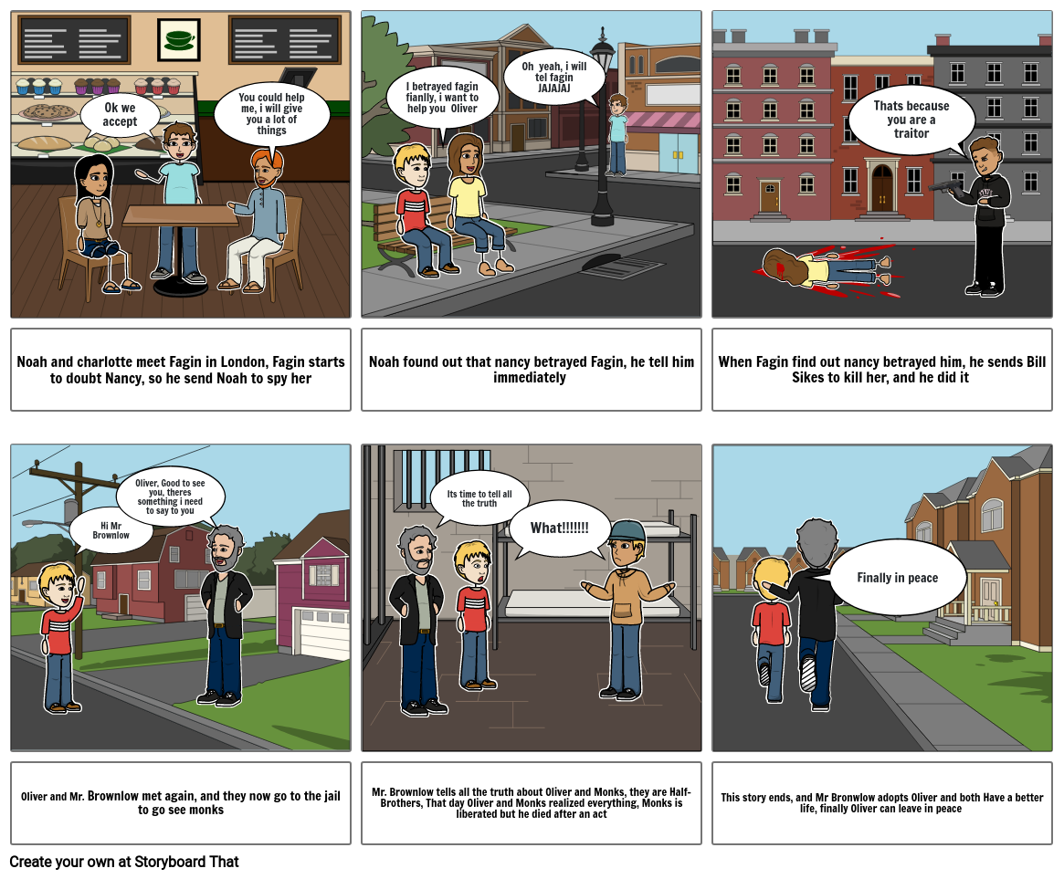 Language_Oliver_comic Storyboard by 6c9ece13