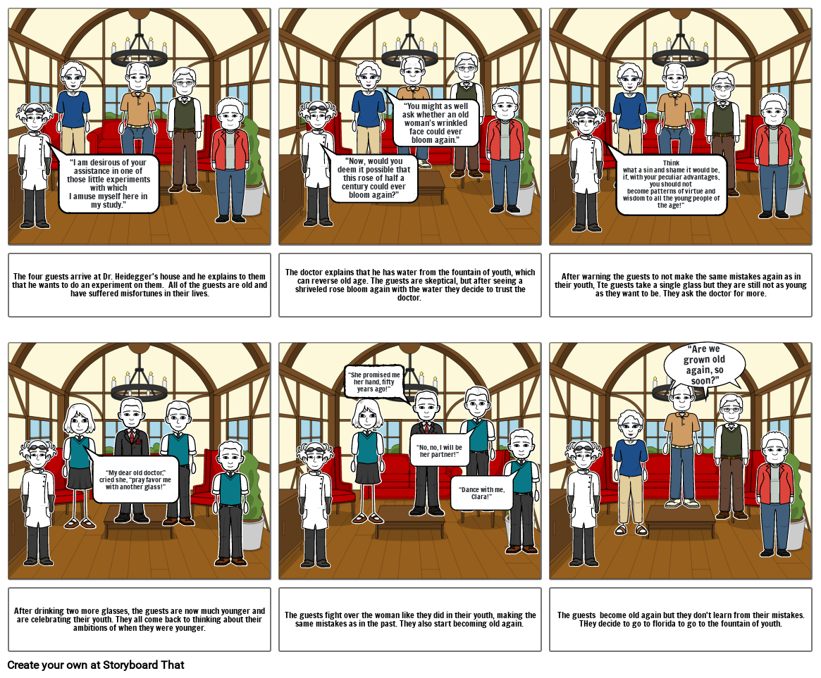 Dr Heidegger's experiment Storyboard by 6cdfddfe