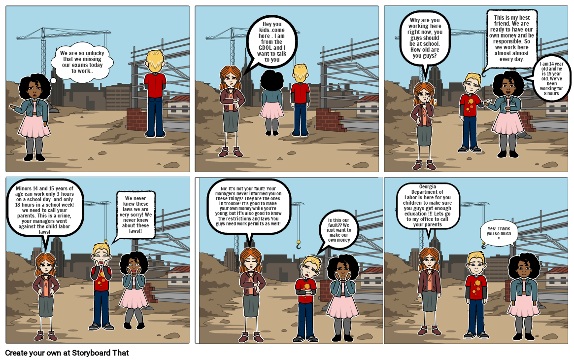 CHILD LABOR LAWS Storyboard By 6d01ff4c