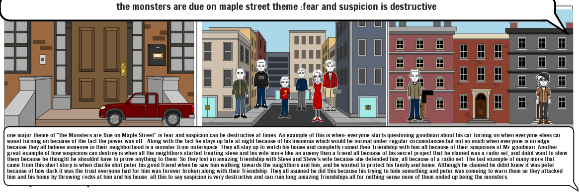 the Monsters are Due on Maple Street Theme