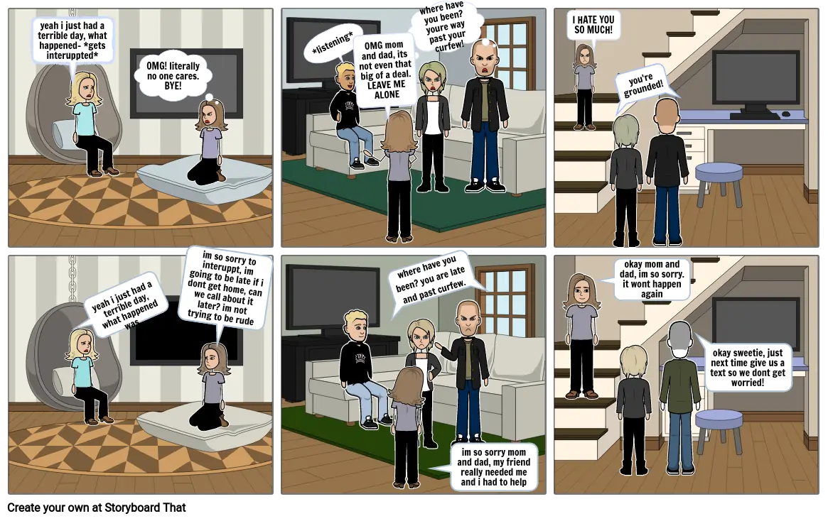 Conflict Resolution Storyboard Storyboard By 6d57012e