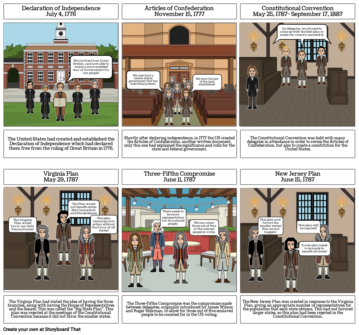 The Constitution Storyboard-Makayla Lint