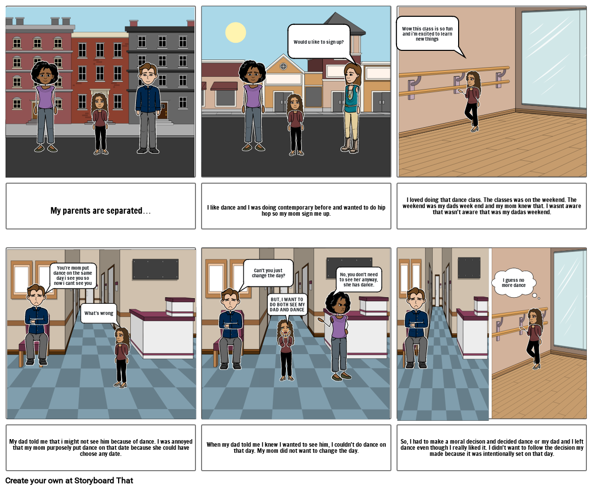 Moral Comic Storyboard By 6e3498f5