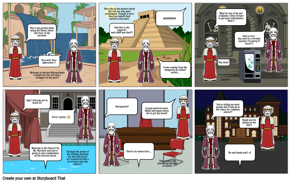 ancient mesopotamia vs today Storyboard by 6e388e02