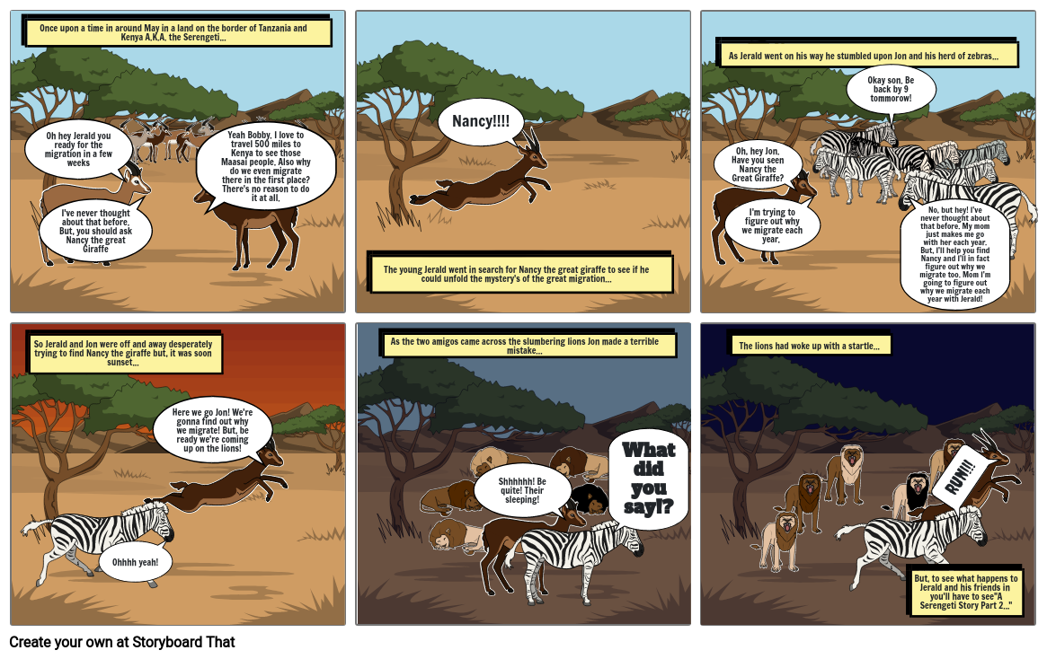 A Serengeti Story Part 1