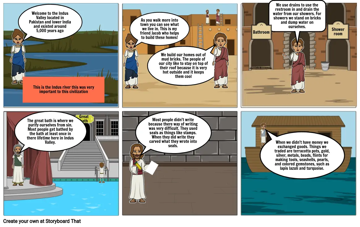 Mohenjo-Daro story board