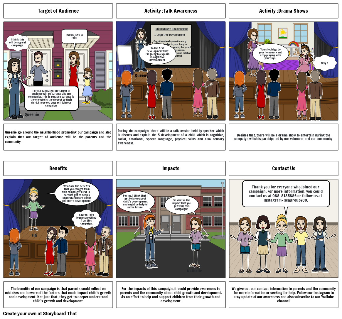 Awareness Campaign Storyboard by 6ed89113