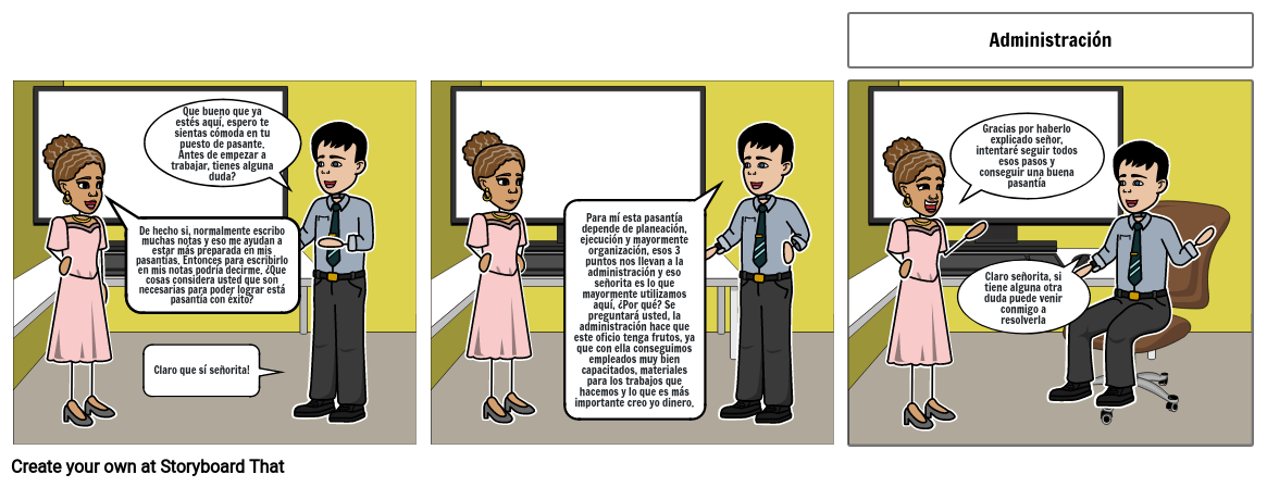 Administración cómic 2C Storyboard por 6f247279