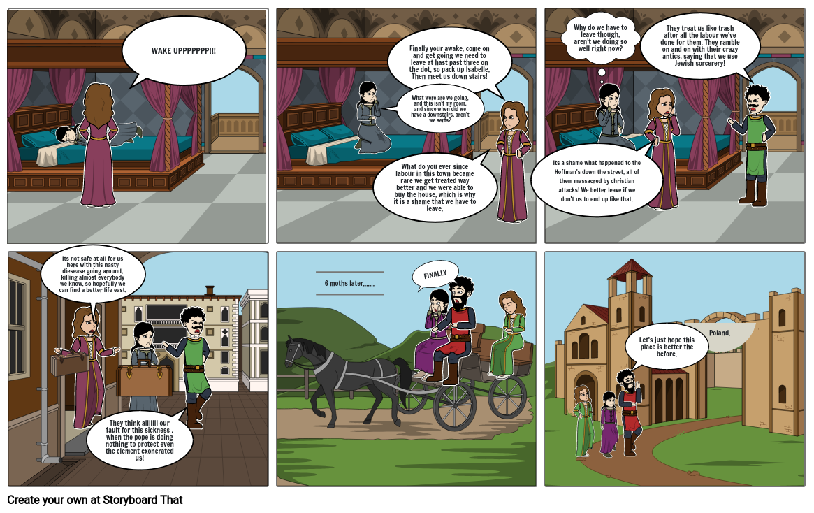 black death story board 1 Storyboard by 6f7e8a52