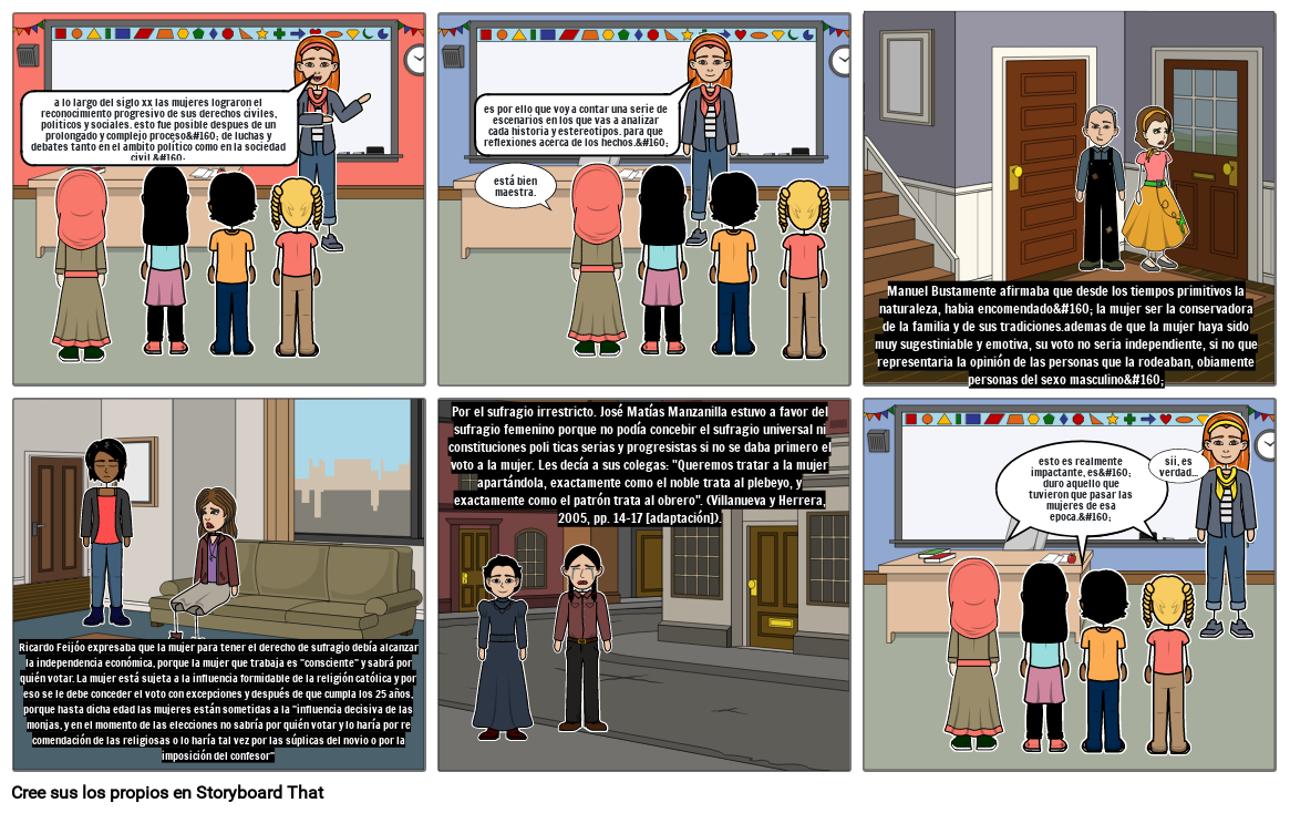 derechos de las mujeres Storyboard by 6fa12ab1 imagen