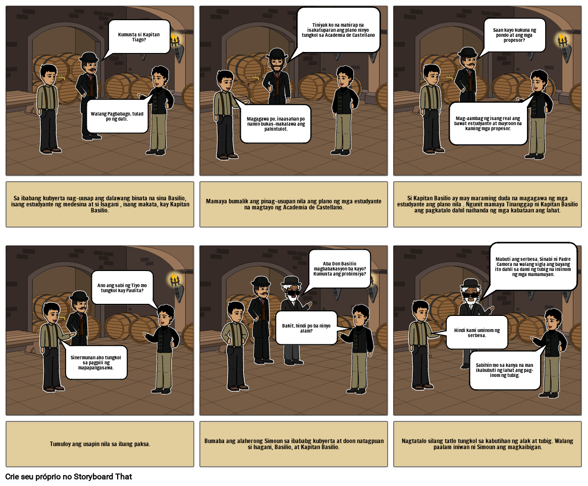 El Filibusterismo Storyboard By 6fffb140