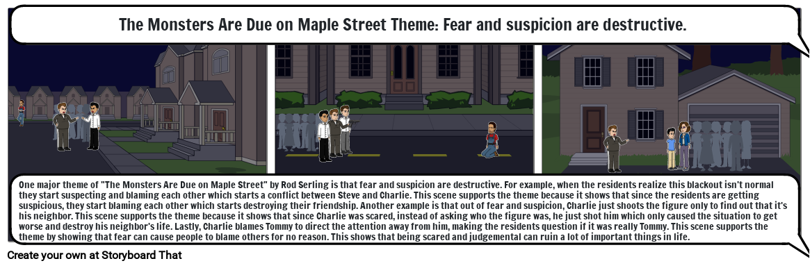 The Monsters Are Due on Maple Street Theme