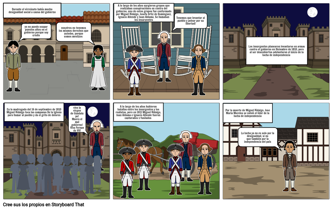 Independencia Storyboard By 70c29100 1471